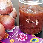recette Confit d'oignon de Roscoff à la grenadine et à l'eau de rose