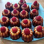 recette cannelés aux framboises au cakke factory