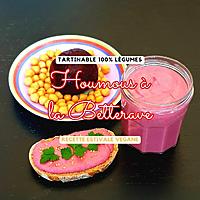 recette Houmous variés (betterave, carotte, sesame noir ...)