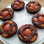 recette tartelette sans pate chocolat abricot