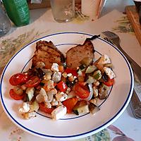 recette Salade  de légumes confits