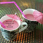 recette Bébé rose aux framboises sans alcool façon Mamyloula