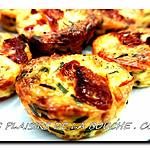 recette Bouchées à la tomate séchée et ciboulette
