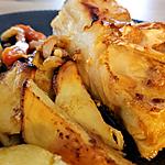 recette Morue au four avec poivrons oignons et pommes de terre