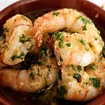 recette Crevettes au four à l’ail , persil  huile d'olive