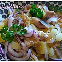 recette Salade de pommes de terre aux harengs fumés