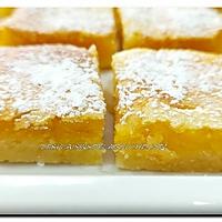 recette LEMON BAR ou BARRE AU CITRON (pour air fryer ou au four)