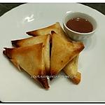 recette Samoussas à la farce fine de poulet et jus corsé
