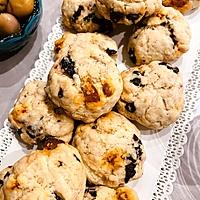 recette Cookies salés au parmesan et chorizo