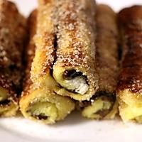 recette Roulé façon pain perdu coeur pâte à tartiner