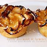 recette Roses et dômes feuilletés aux pommes et à la crème au citron.