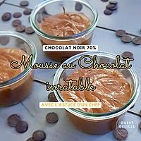 recette Mousse au chocolat inratable