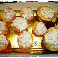 recette abricots et nectarines au thon ( tapas- dîner apéritif)