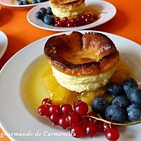 recette Petits flans de ricotta au Limoncello et à l’ananas