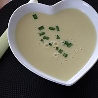 recette Velouté de poireaux au vin blanc