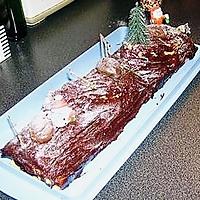 recette bûche de noël chocolat-marron