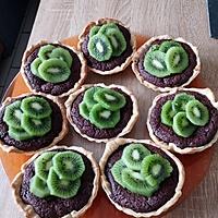 recette tartelettes chocolat noix de coco kiwi au cake factory