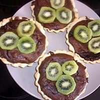 recette Tartelettes chocolat noix de coco kiwi au cake factory. recette de motorola.