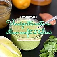 recette Vinaigrette verte au citron confit beldi et tahini