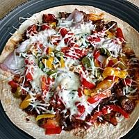 recette wraps pizza