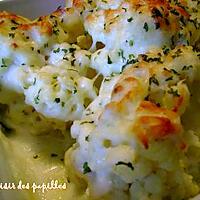 recette ~Chou fleur au gratin~ 