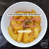 recette Pommes au miel et au romarin