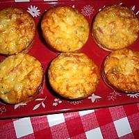 recette Muffins au jambon et au roquefort.cake factory.