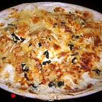 recette Gratin de courgette,pomme de terre,jambon de poulet.