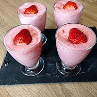 recette mousse aux fraises