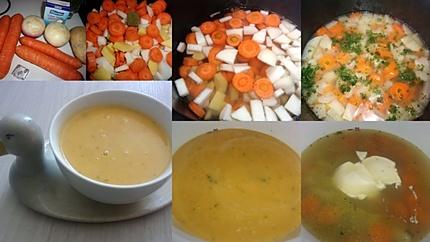 Soupe aux carottes,navets,crème/persil.au Cookéo. Soupe_12