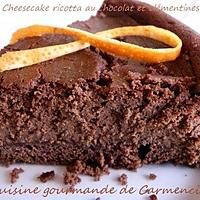 recette Cheesecake ricotta au chocolat et clémentines