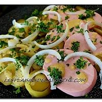 recette Salade de pommes de terre au cervelas