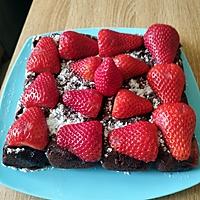 recette fondant chocolat aux fraise
