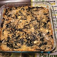 recette Gratin de riz aux épinards