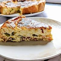 recette Tarte salée courgettes et lardons