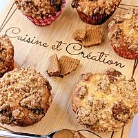 recette Muffins facile au crumble spéculoos