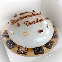 recette Entremets chocolat au lait noisettes (8 personnes)