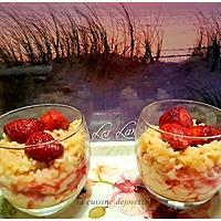 recette riz au lait au micro minute et sa compotée de fraises