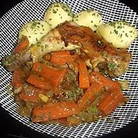 recette Cuisses de poulet au curry,et carottes,p de terre au cookéo.
