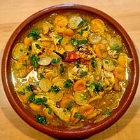 recette Tajine de poulet aux abricots et citrons confits