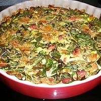 recette Quiche sans pâte à l'ail des ours