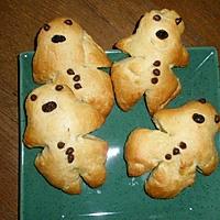 recette Petits bonhommes en pain au lait