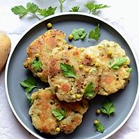 recette Galettes pommes de terre petits pois