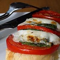 recette Tartines Italiennes (weight watchers propoints)