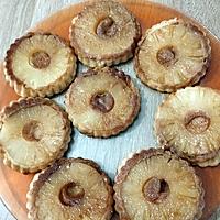 recette tartelette de semoule a l'ananas au cake factory