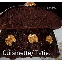 recette Gâteau aux noix chocolaté.au cake factory.