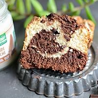 recette Cake marbré chocolat noix de coco - sans oeuf