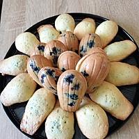 recette madeleine aux myrtilles au cake factory