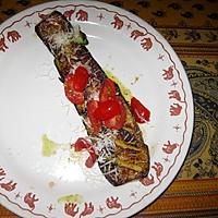recette Courgettes grillées, tomates cerises et parmesan