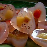 recette Bonbons aux fruits frais en gelée.